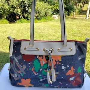 Dooney and Bourke Splatter Print Purse